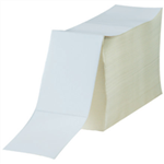 Fanfold Thermal Transfer Labels 4 x 6 White 2500/Stack 